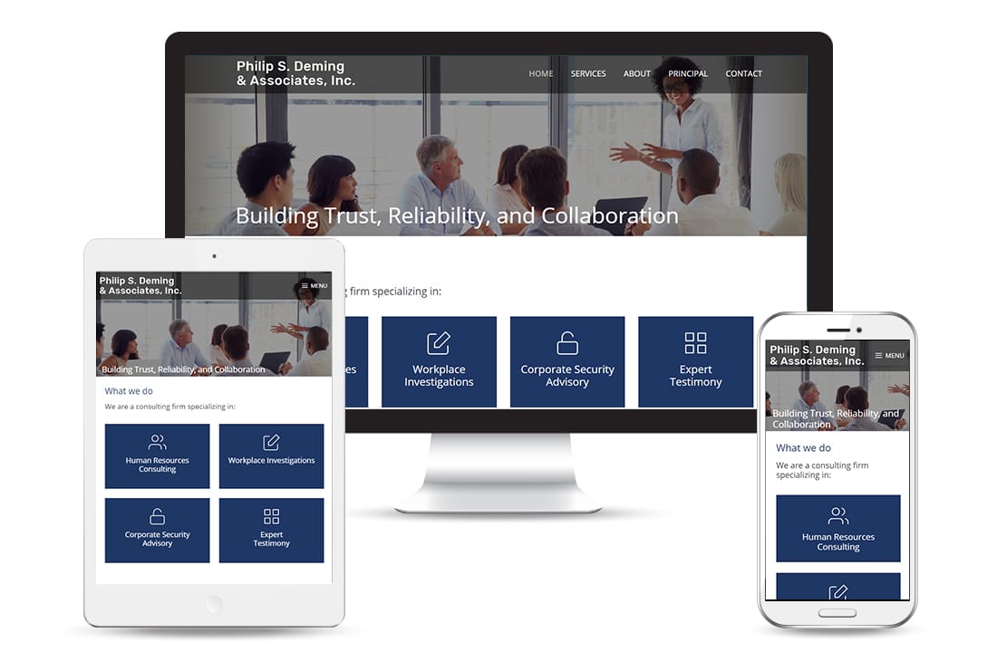 Deming Associates Website views