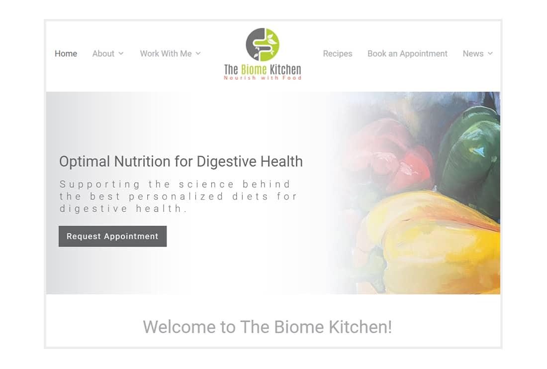 The Biome Kitchen - Homepage