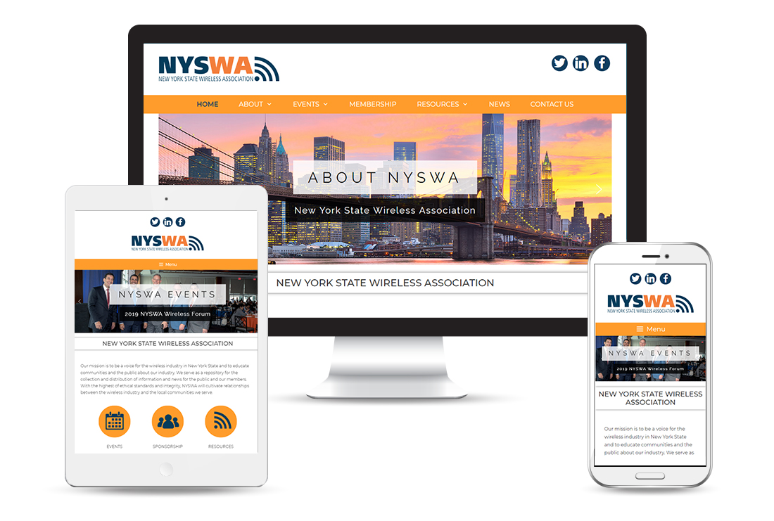 NYSWA website device views