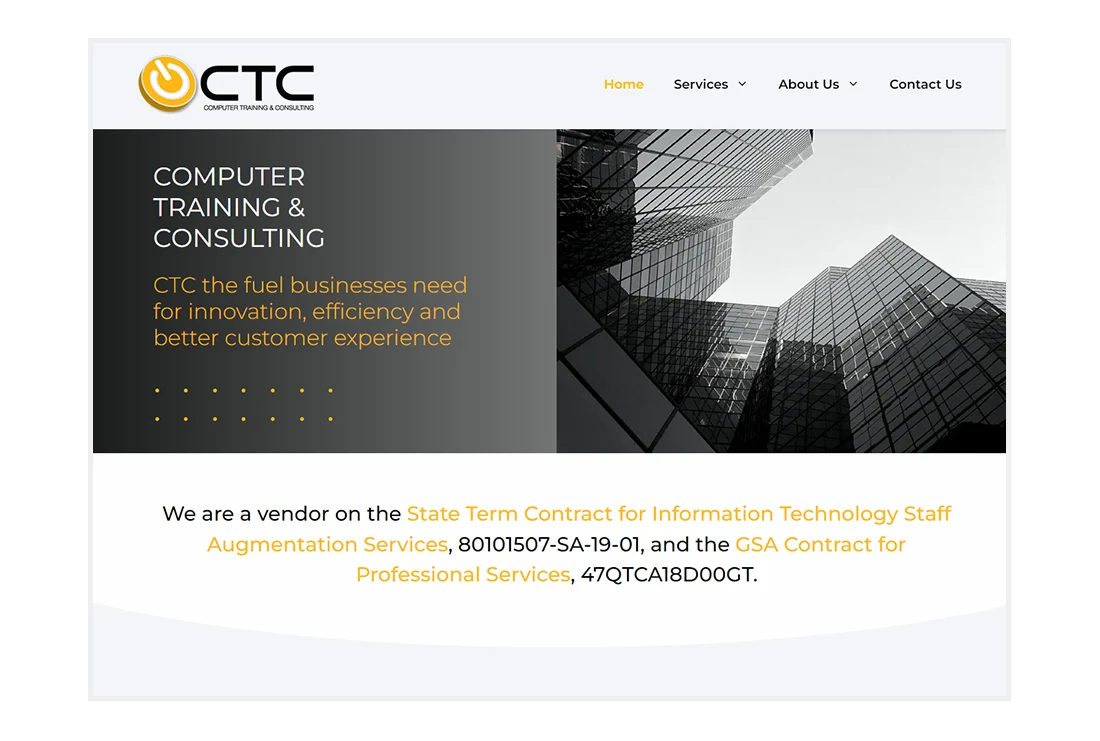 CTC homepage image