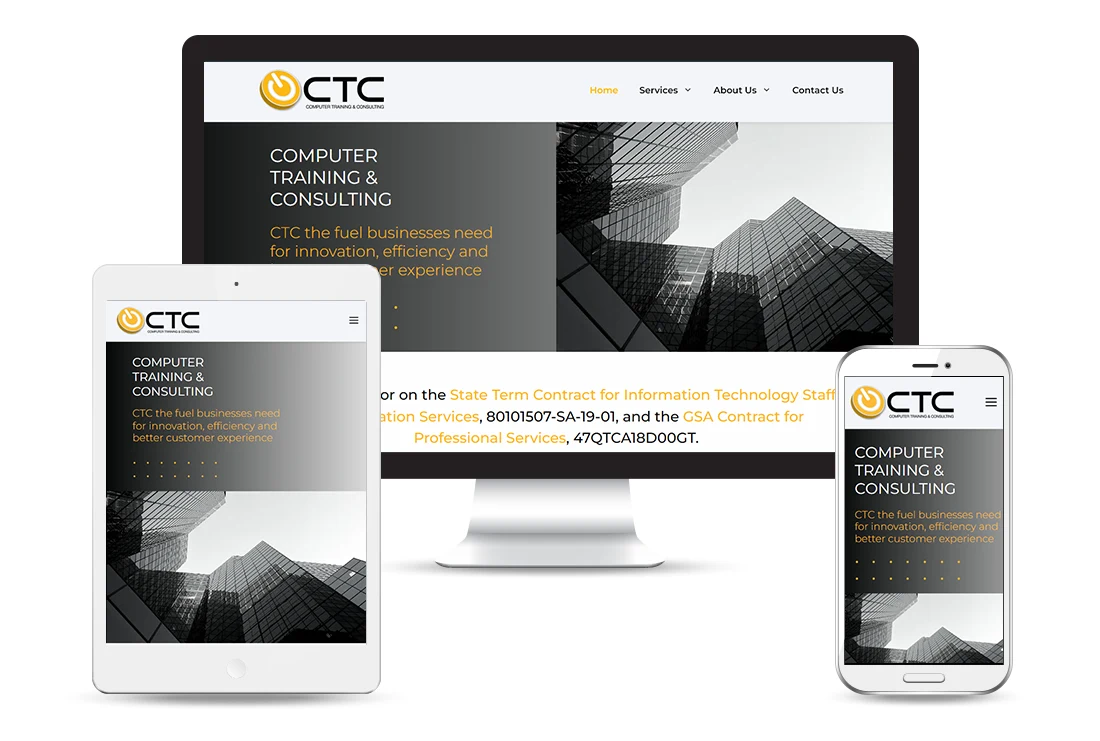 CTC responsive website views