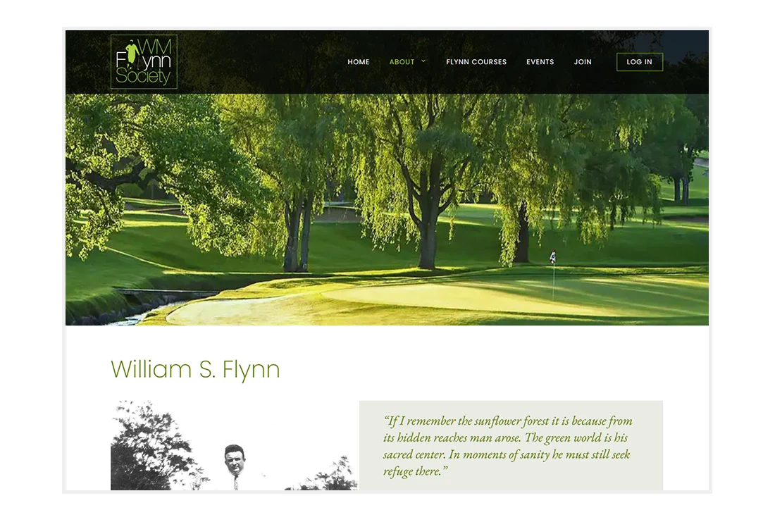 William Flynn Foundation website - About page